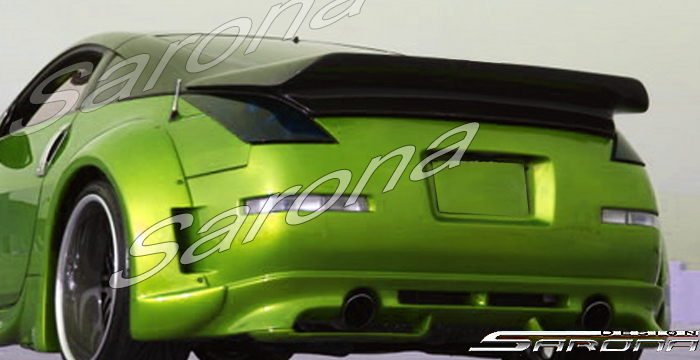 Custom Nissan 350Z Trunk Wing  Coupe (2003 - 2008) - $390.00 (Manufacturer Sarona, Part #NS-033-TW)
